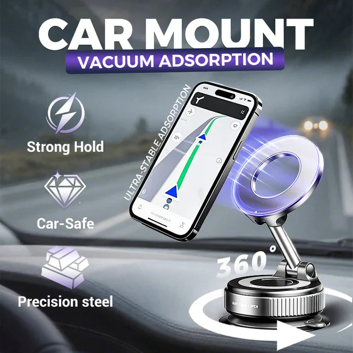 Foldable Magnetic Car Phone Holder - Elvoque