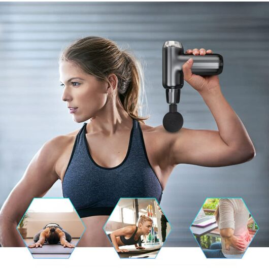Muscle Massage Gun with 4 Heads FH-820 - Elvoque
