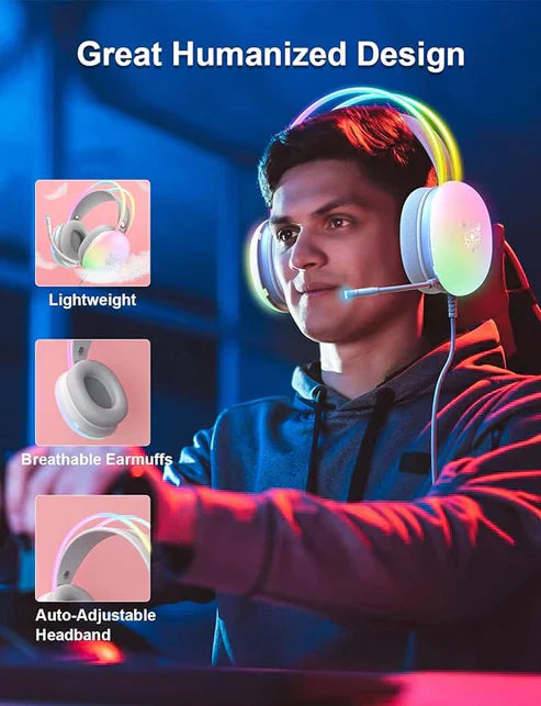 Rainbow Gaming Headphones - Elvoque