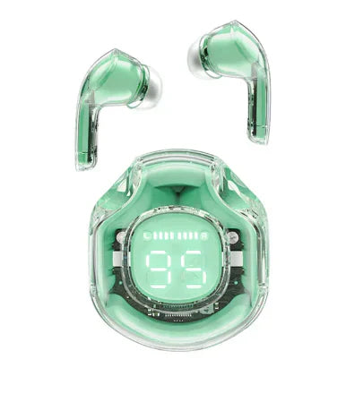 T8 Crystal Wireless Earphones - Transparent (Air 39) - Elvoque