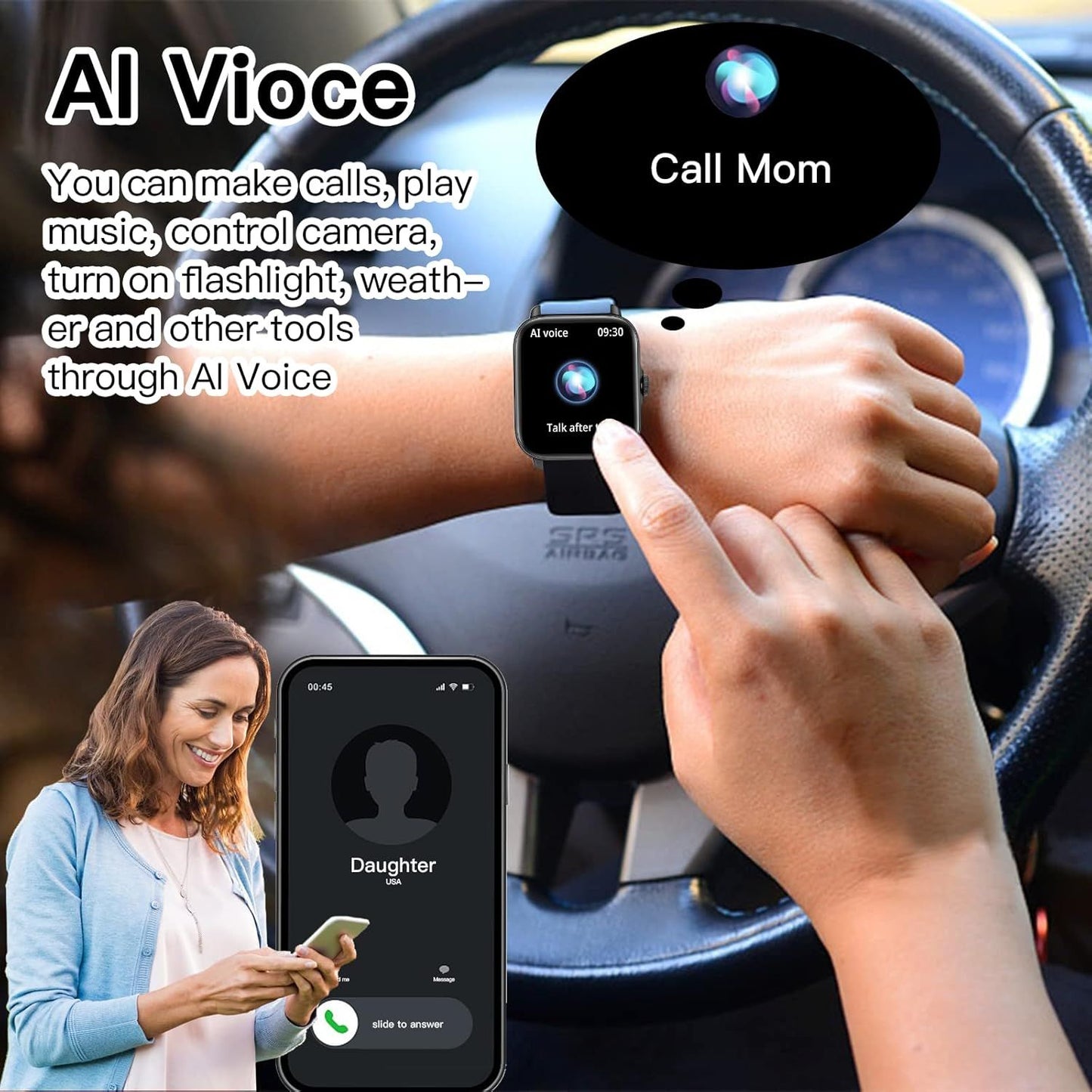 Smart Watch AK 96 - Elvoque