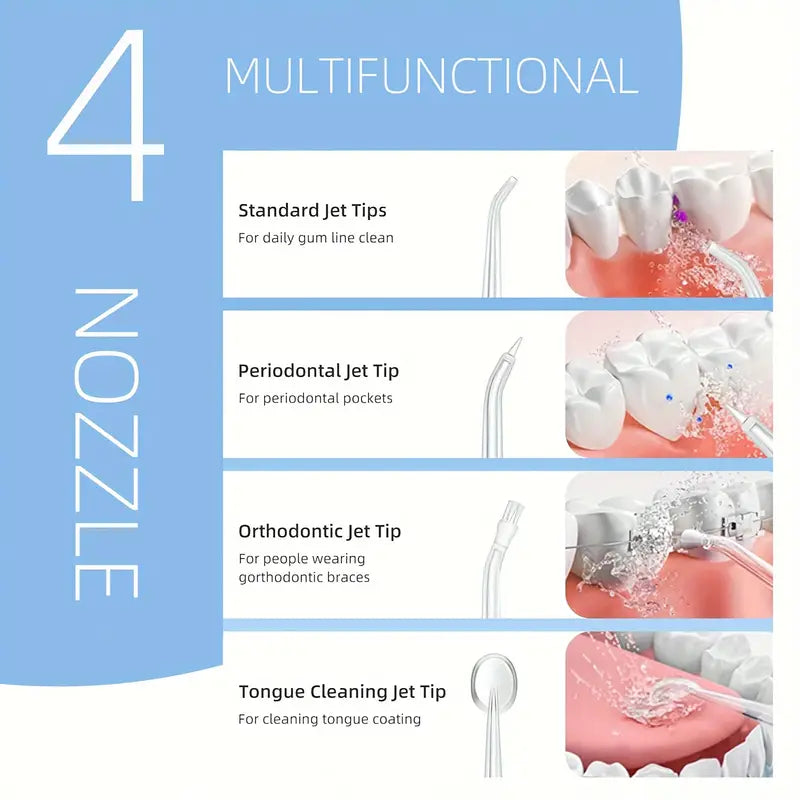 WATER FLOSSER WITH SMART CHIP - 50% OFF (WORTH $120)